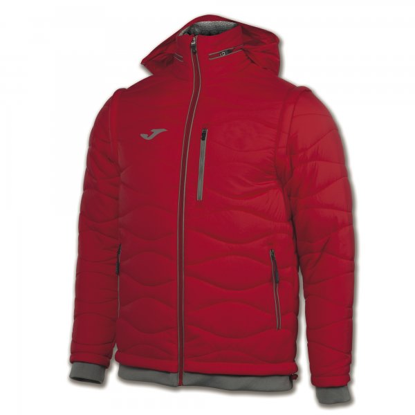 JACKET PADDED TREKKING RED