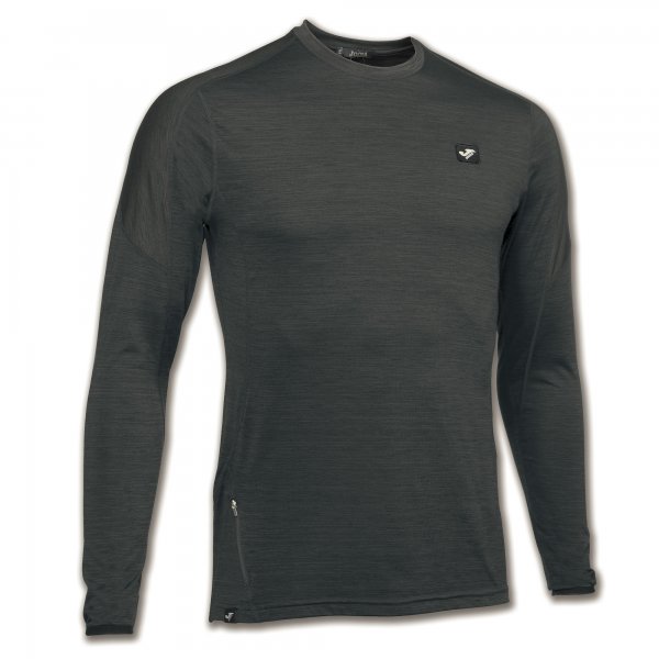 T-SHIRT TECHNICAL TREKKING ANTHRACITE L/S