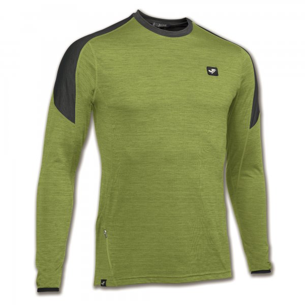 T-SHIRT TECHNICAL TREKKING GREEN L/S