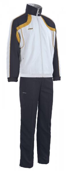 EVEREST TRACKSUIT 09  POLY.  WHITE-BLACK-GOLD