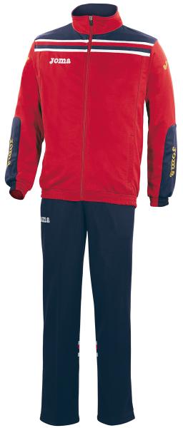BRASIL POLY. TRACKSUIT RED-NAVY-WHITE