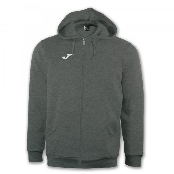 JACKET HOODED COMBI DARK MELANGE