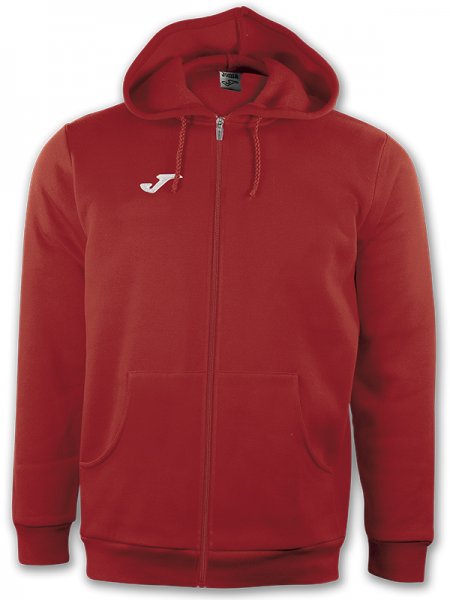 JACKET HOODED COMBI RED