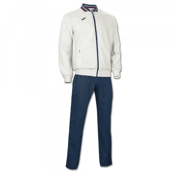 TRACKSUIT TENNIS 80 WHITE-NAVY