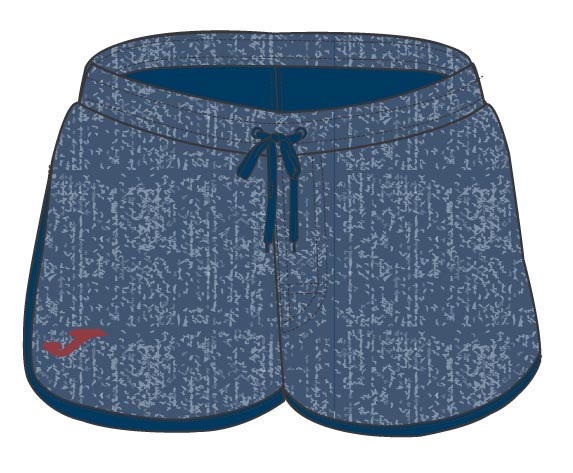 SWIMSUIT SHORT JEANS NAVY-SKYBLUE