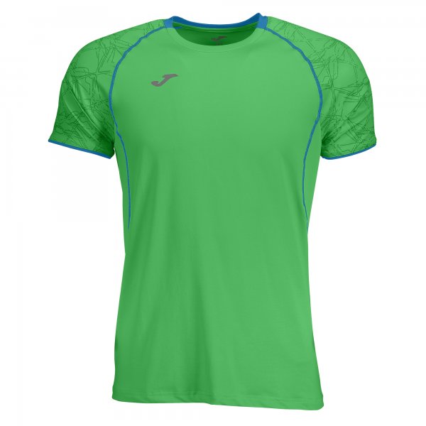 T-SHIRT RUNNING GREEN-BLUE S/S