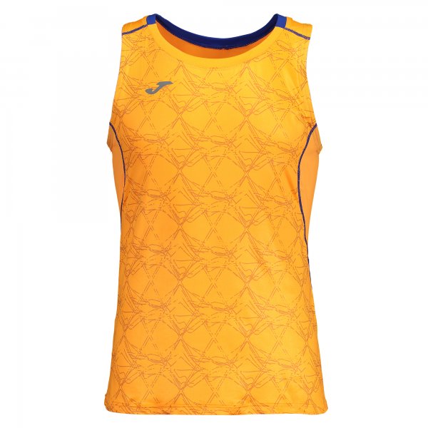 T-SHIRT RUNNING FLUOR ORANGE SLEEVELESS