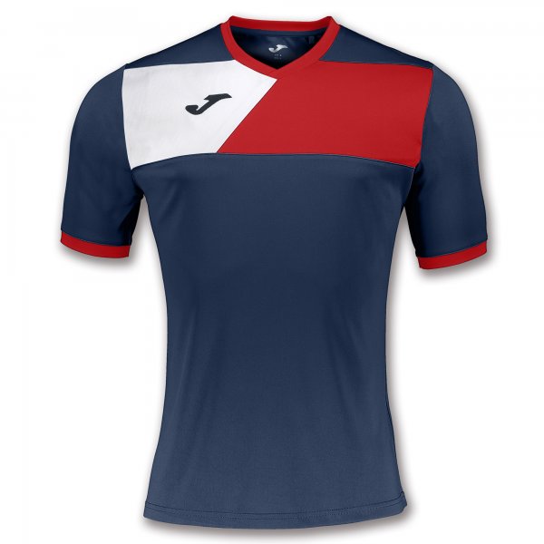 T-SHIRT CREW II NAVY-RED S/S
