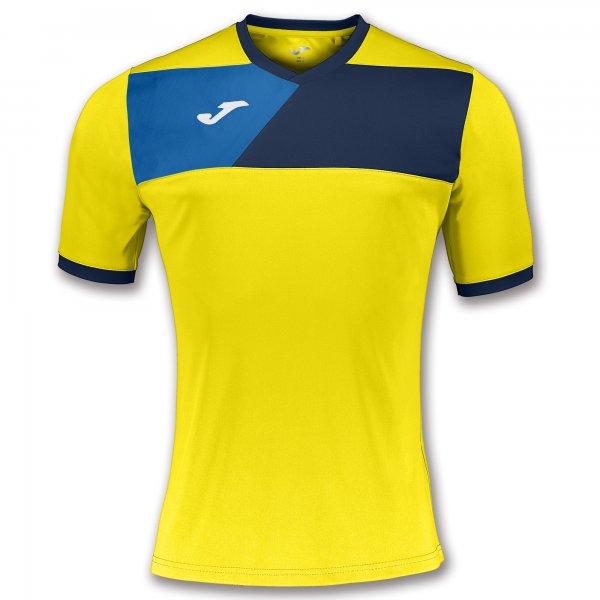 T-SHIRT CREW II YELLOW-NAVY S/S