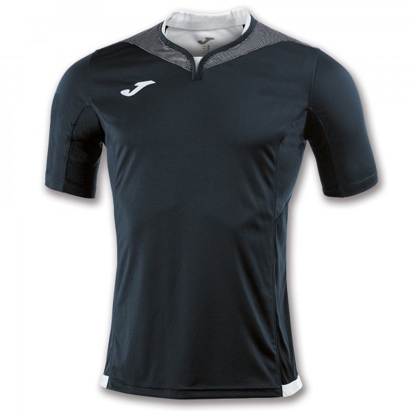 T-SHIRT SILVER BLACK S/S