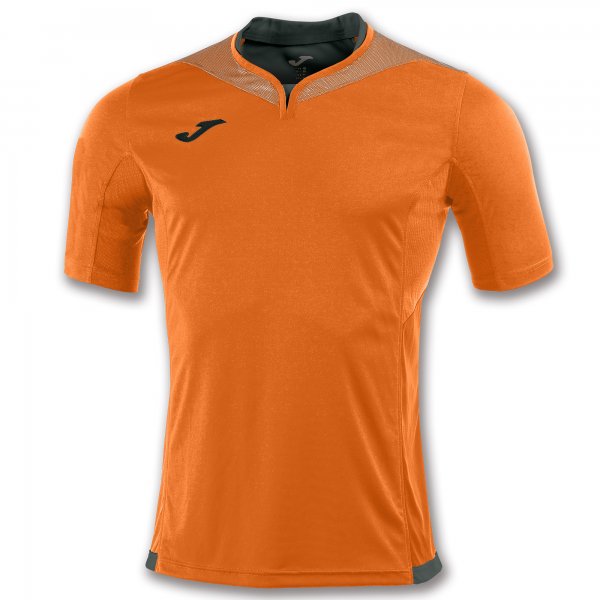 T-SHIRT SILVER ORANGE S/S
