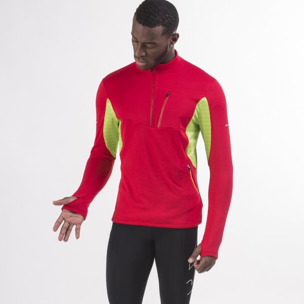 SWEATSHIRT OLIMPIA III RED-GREEN