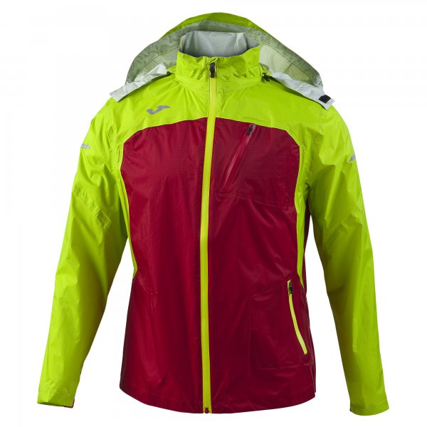 RAINJACKET OLIMPIA III RED-GREEN