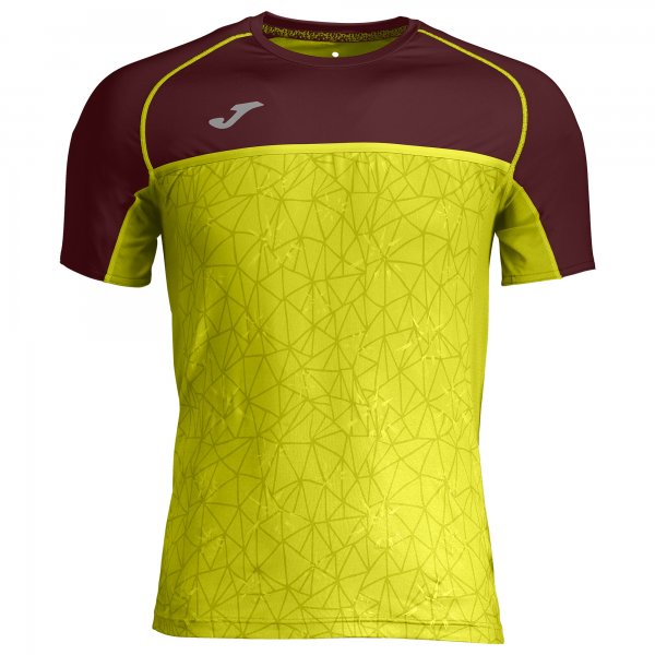 T-SHIRT OLIMPIA FLASH LIME-BROWN S/S