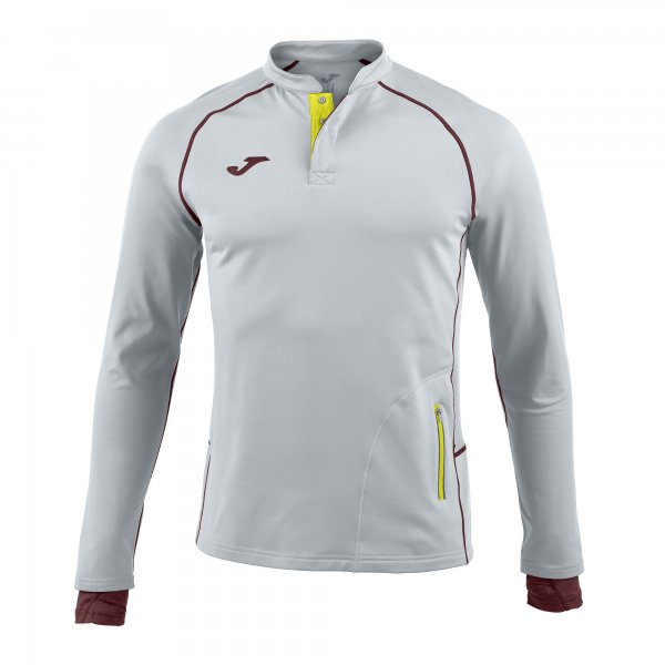 SWEATSHIRT BUTTONS OLIMPIA FLASH GREY