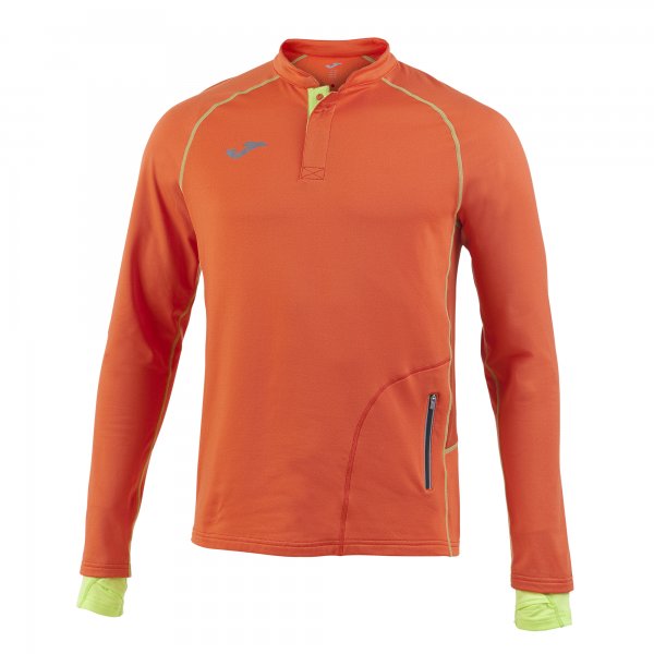 SWEATSHIRT BUTTONS OLIMPIA FLASH ORANGE
