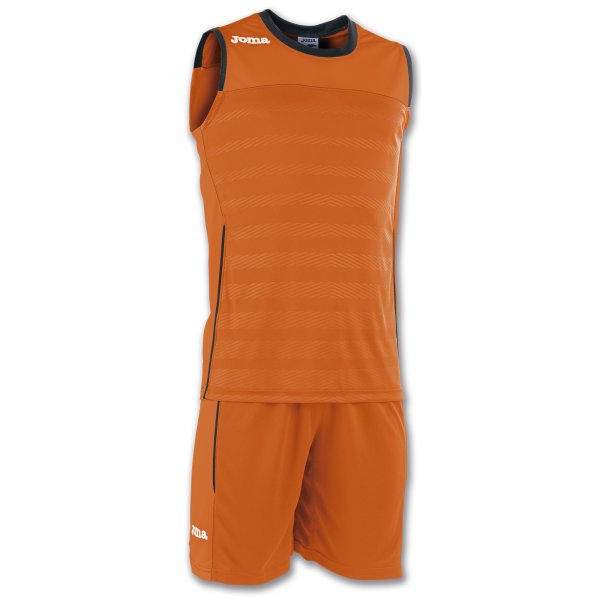 SET SPACE II ORANGE SLEEVELESS