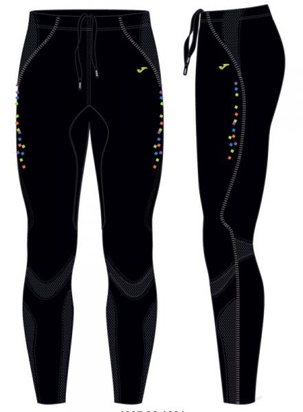 BLACK ELASTIC LONG PANT RUNNING