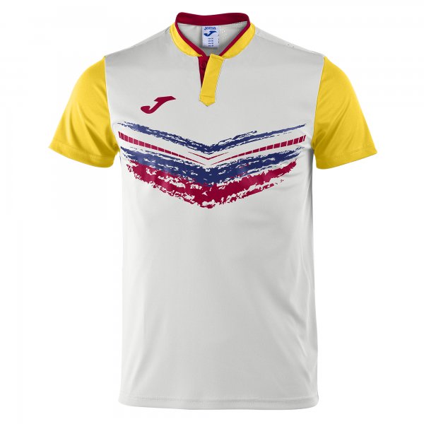 T-SHIRT TERRA II WHITE-YELLOW S/S