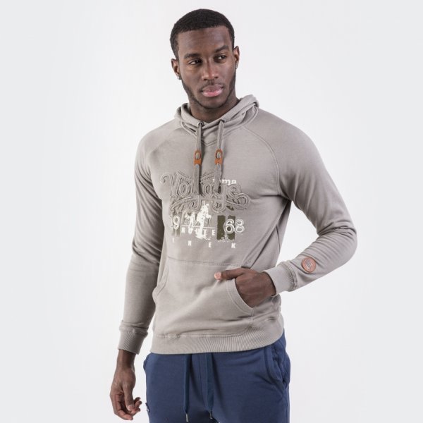 HOODIE SWEATSHIRT INVICTUS LIGHT BROWN