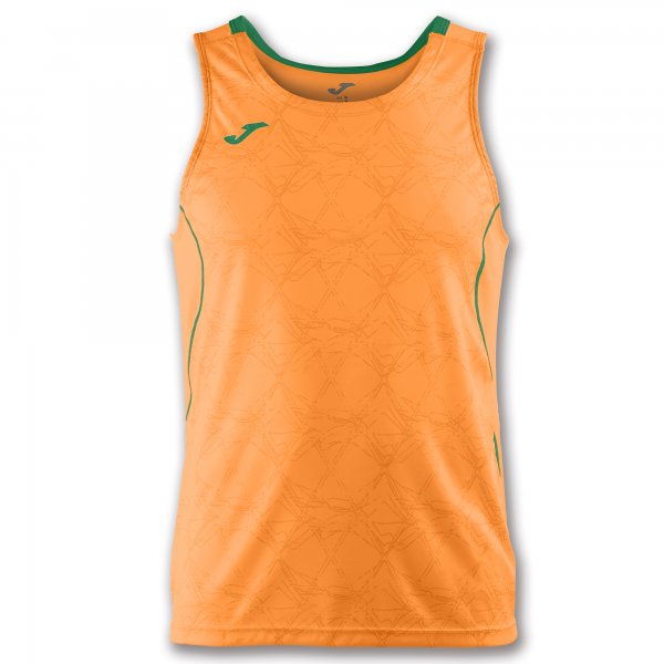 T-SHIRT OLIMPIA ORANGE-GREEN SLEEVELESS