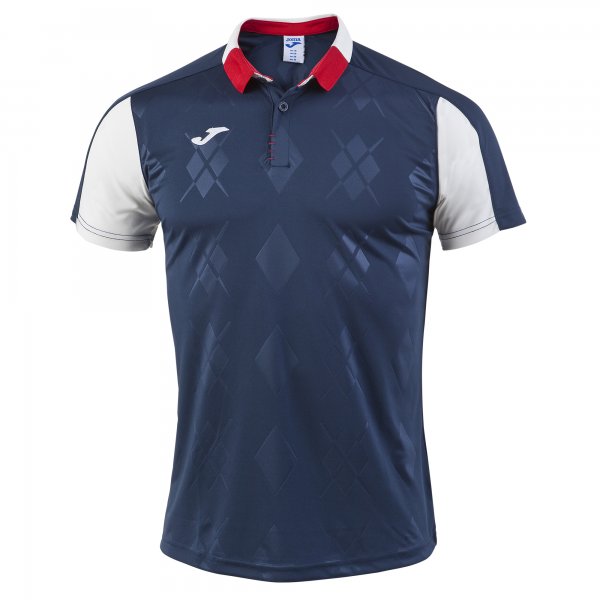 POLO TENIS 80 NAVY-WHITE S/S