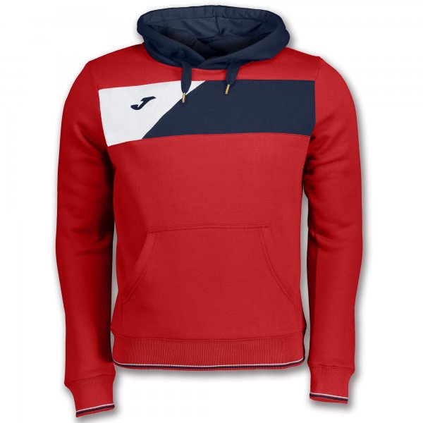 SWEATSHIRT CREW II HOODED RED