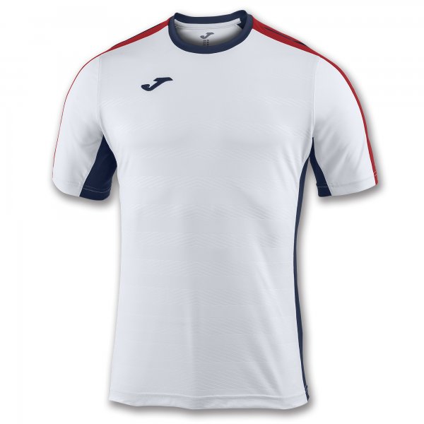 T-SHIRT GRANADA WHITE-NAVY-CRIMSON S/S