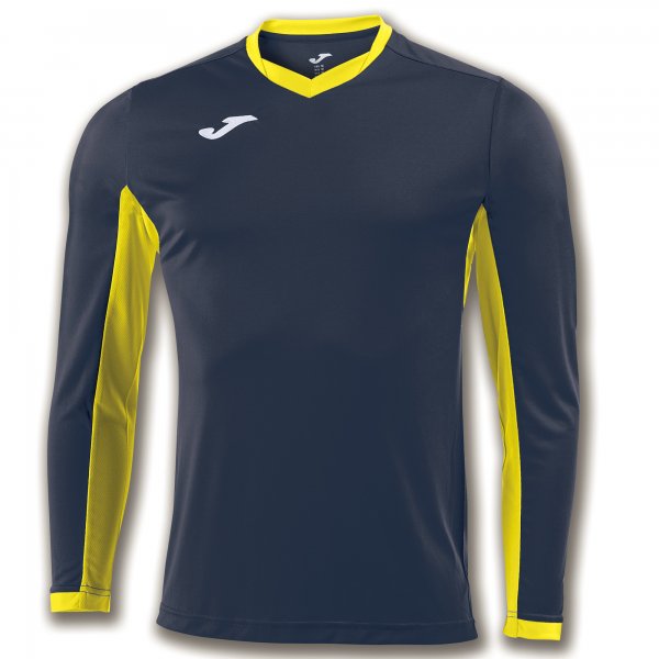 T-SHIRT CHAMPIONSHIP IV NAVY-YELLOW L/S