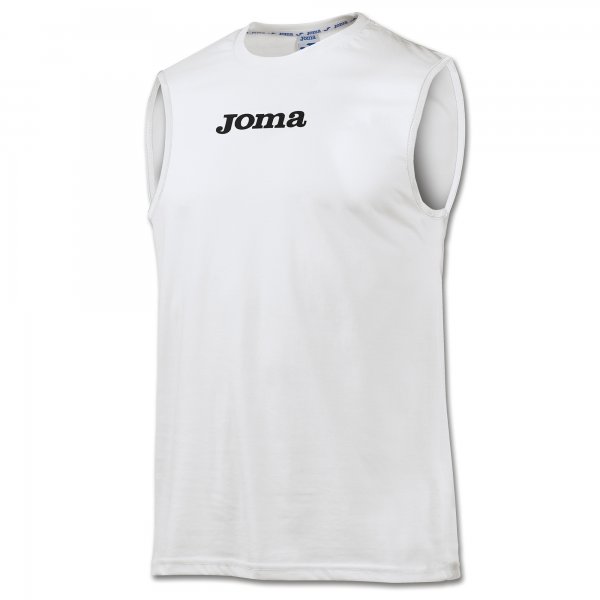NANTES T-SHIRT COTTON WHITE SLEEVELESS -PACK 10-
