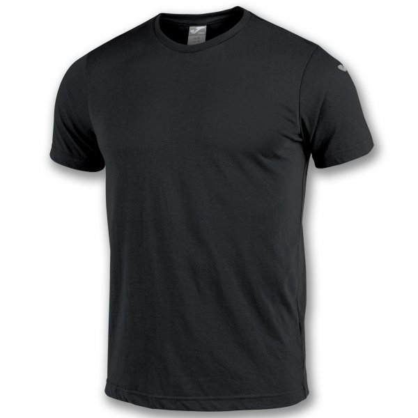 S/S T-SHIRT COMBI COTTON BLACK