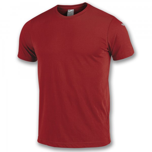 S/S T-SHIRT COMBI COTTON RED