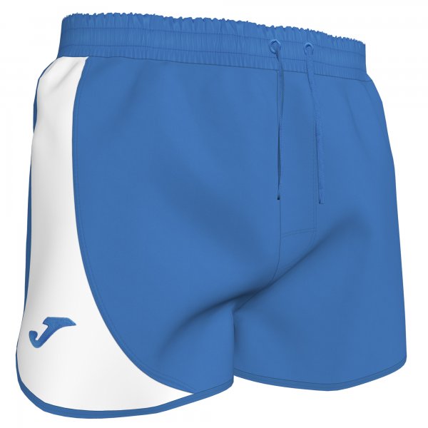 SWIMSUIT SHORT ROYAL-WHITE