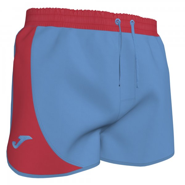 SWIMSUIT SHORT BLUE-RED