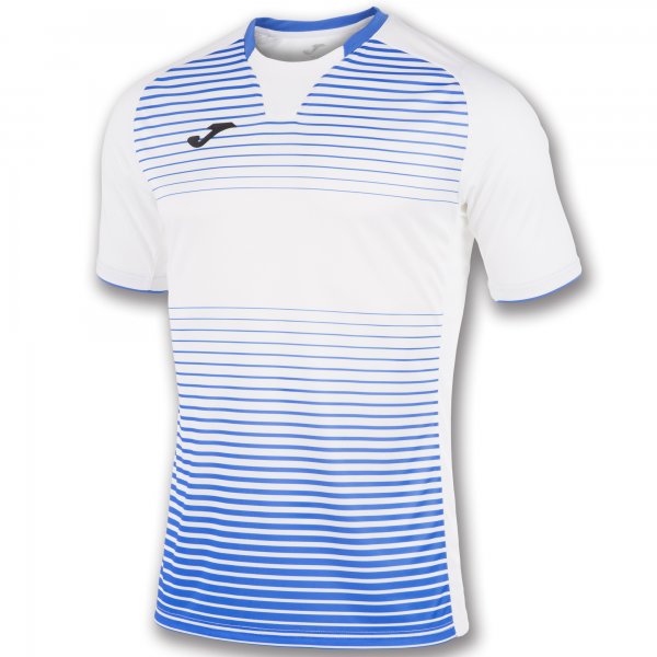 S/S T-SHIRT GALAXY WHITE-ROYAL BLUE