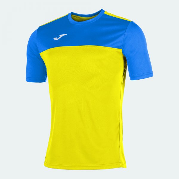 WINNER SHORT SLEEVE T-SHIRT YELLOW-ROYAL BLUE