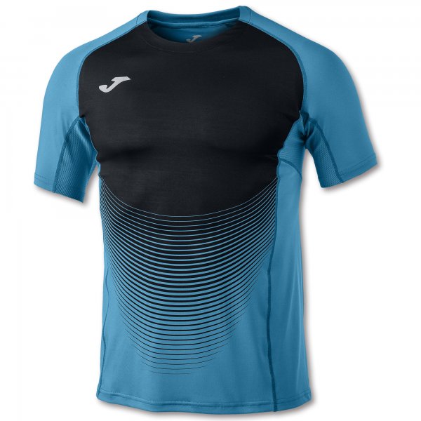 S/S T-SHIRT ELITE VI TURQUOISE-BLACK