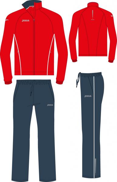 RUNNING MAN RED TRACKSUIT