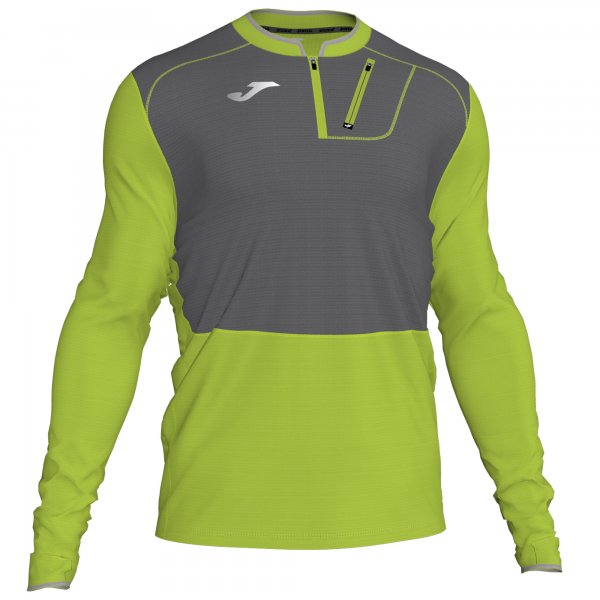 SWEATSHIRT LIME REFLECTANT