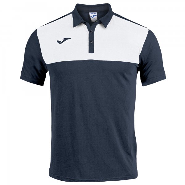 POLO SHIRT WINNER COTTON NAVY-WHITE S/S