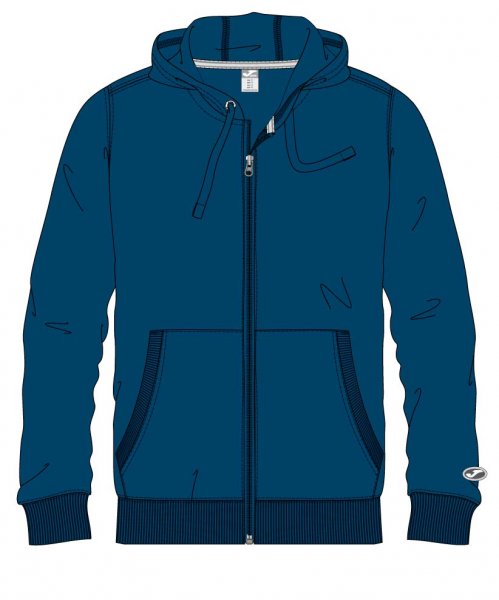 HOODED JACKET BLUE