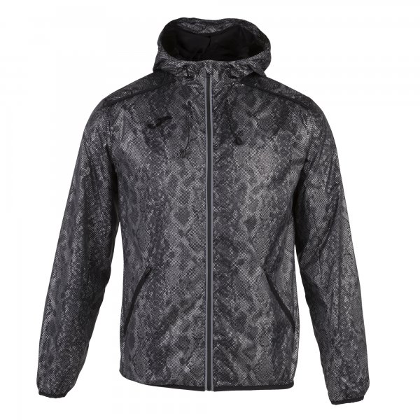 HOODED JACKET RUNNING NIGHT SILVER