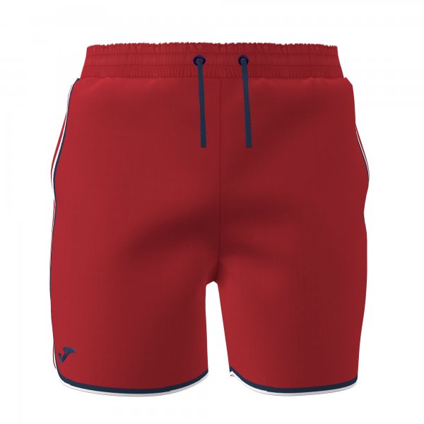 ANTILLES SWIMSUIT SHORT RED-DARK NAVY