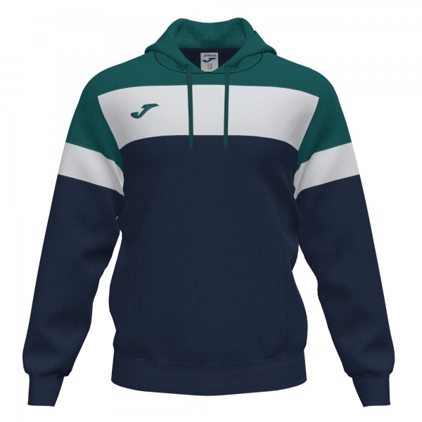 CREW IV HOODIE SWEATSHIRT DARK NAVY-GREEN