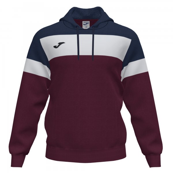 CREW IV HOODIE SWEATSHIRT BURGUNDY-DARK NAVY