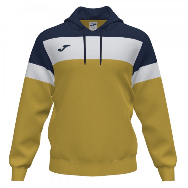 CREW IV HOODIE SWEATSHIRT MUSTARD-DARK NAVY