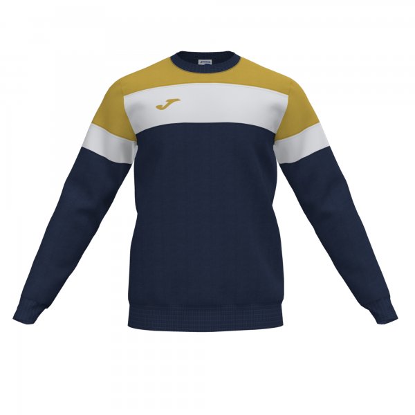CREW IV SWEATSHIRT DARK NAVY-MUSTARD