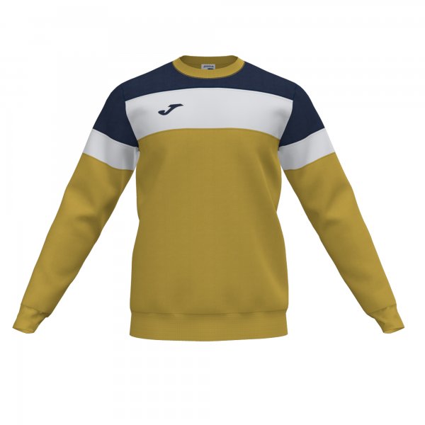 CREW IV SWEATSHIRT MUSTARD-DARK NAVY