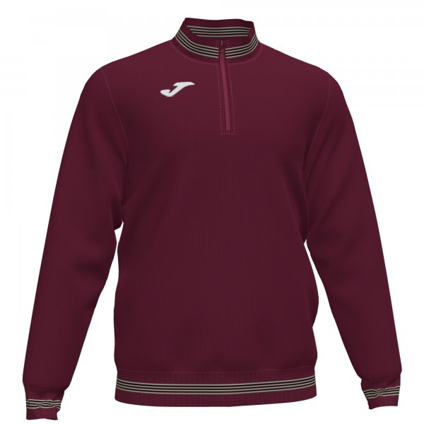 CAMPUS III SWEATSHIRT 1/2 ZIPPER BURGUNDY