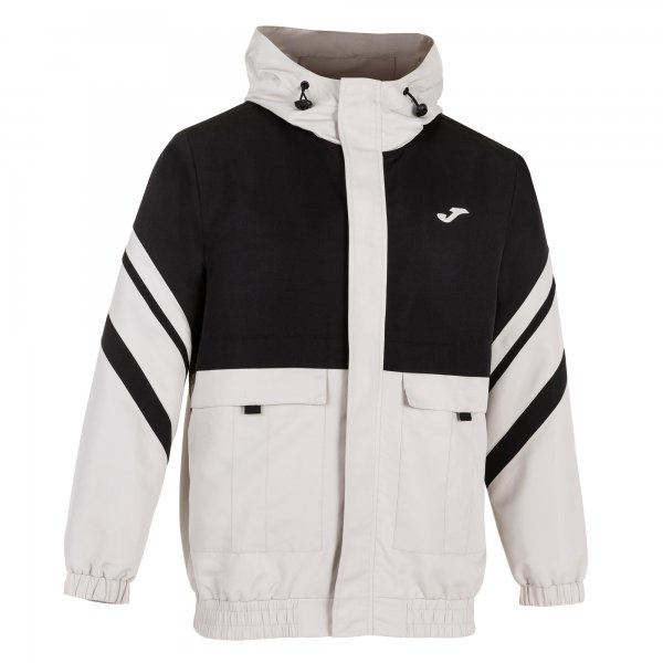GORBEA HOODIE JACKET BLACK-BEIGE